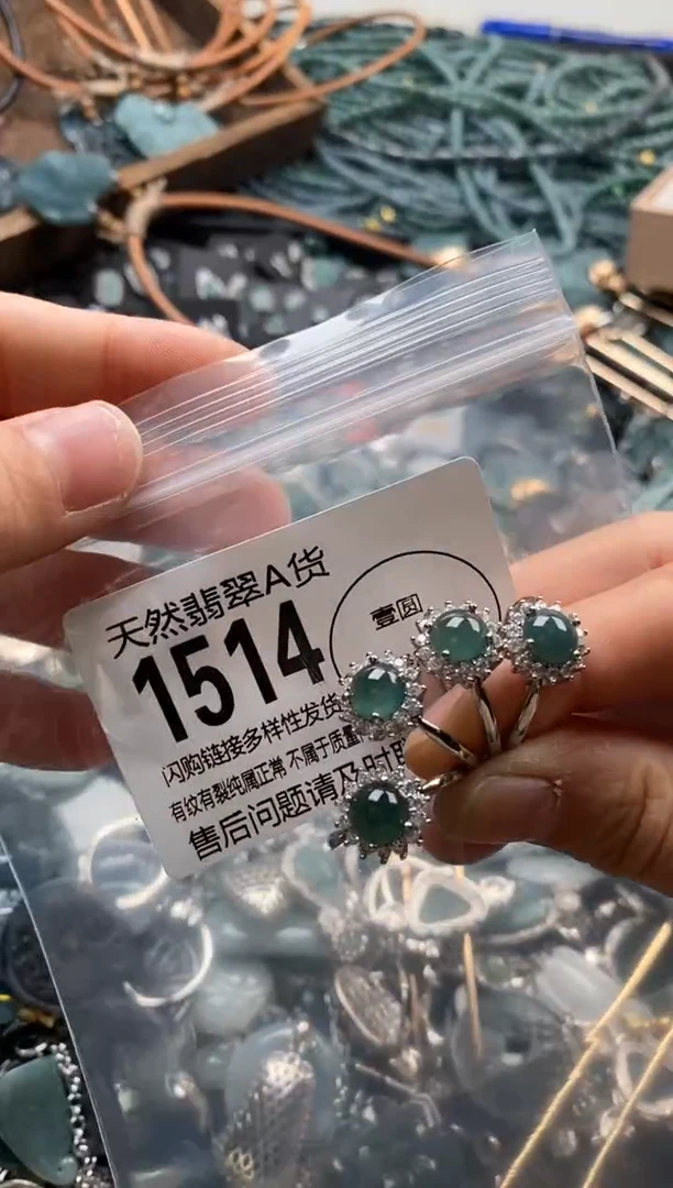 【闪购商品】翡翠颈饰未镶嵌多样性发其一1514