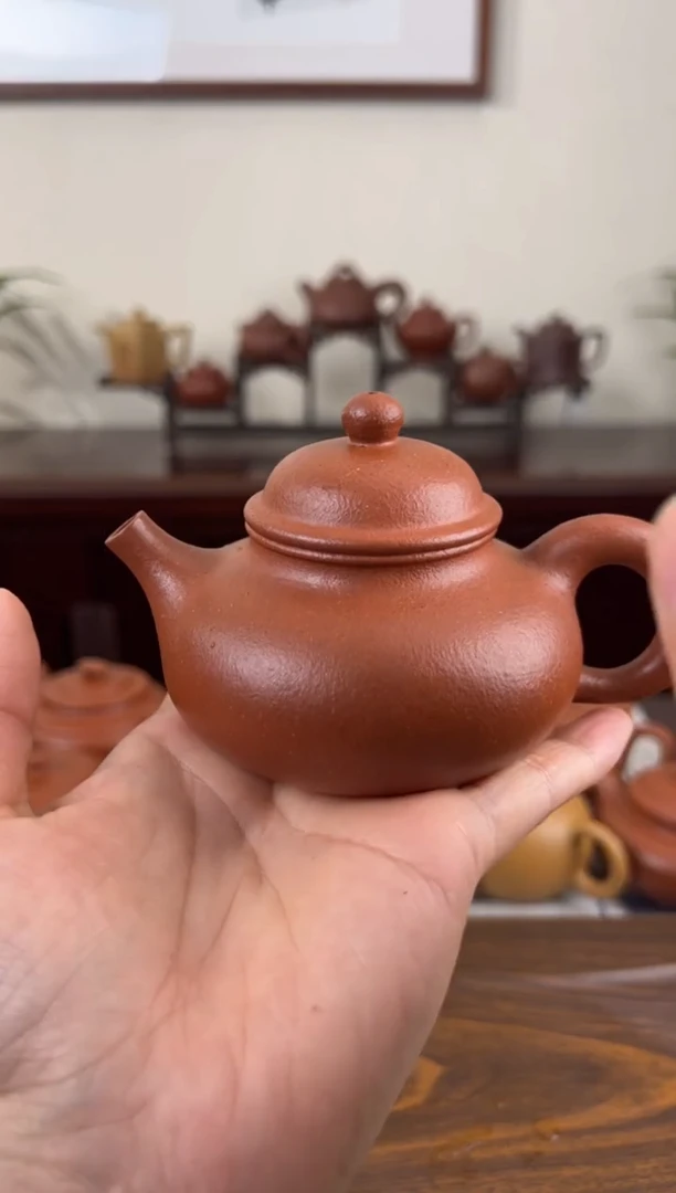 茶壶紫砂红降坡容天壶160CC