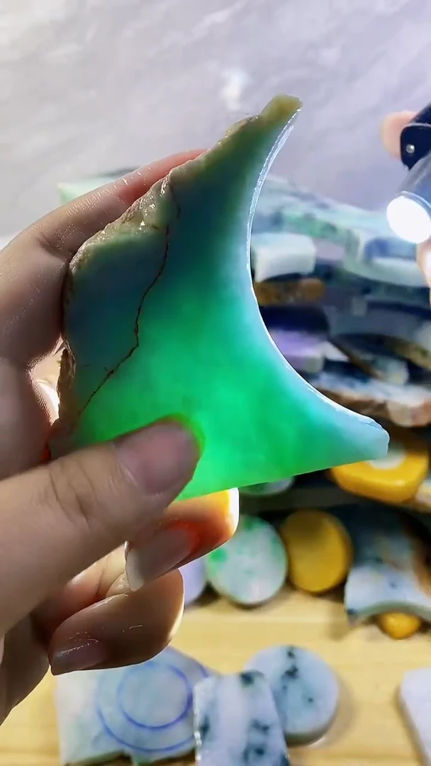 散珠翡翠纯天然缅甸翡翠29