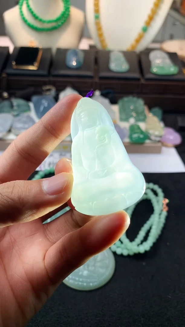 未镶嵌定制翡翠芝***～ 3332毛货不退不换