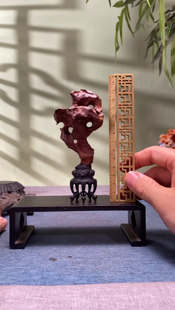 石材树脂底座 石头是青州玲珑石