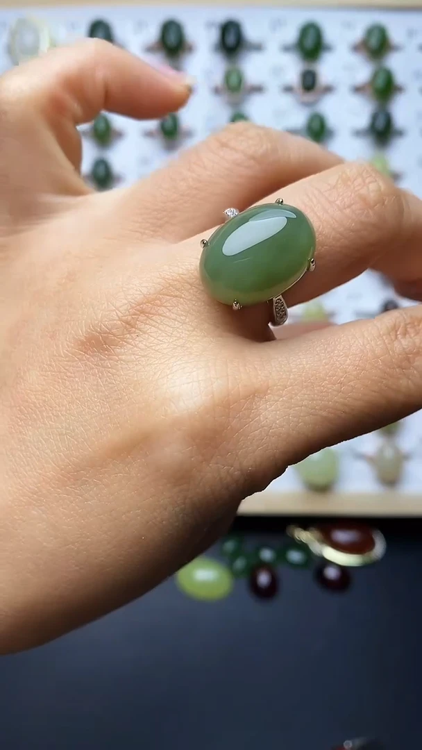 【闪购商品】和田玉戒指未镶嵌1