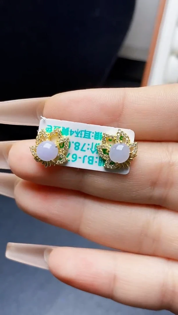 银S925镶嵌戒指翡翠3732