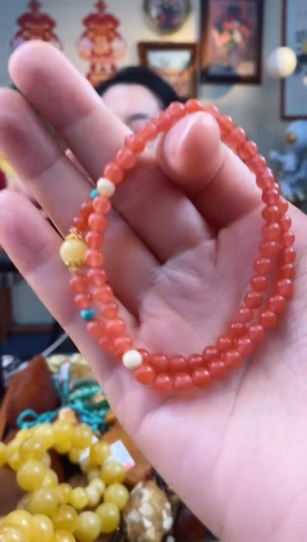【闪购商品】南红玛瑙手串未镶嵌多圈手串