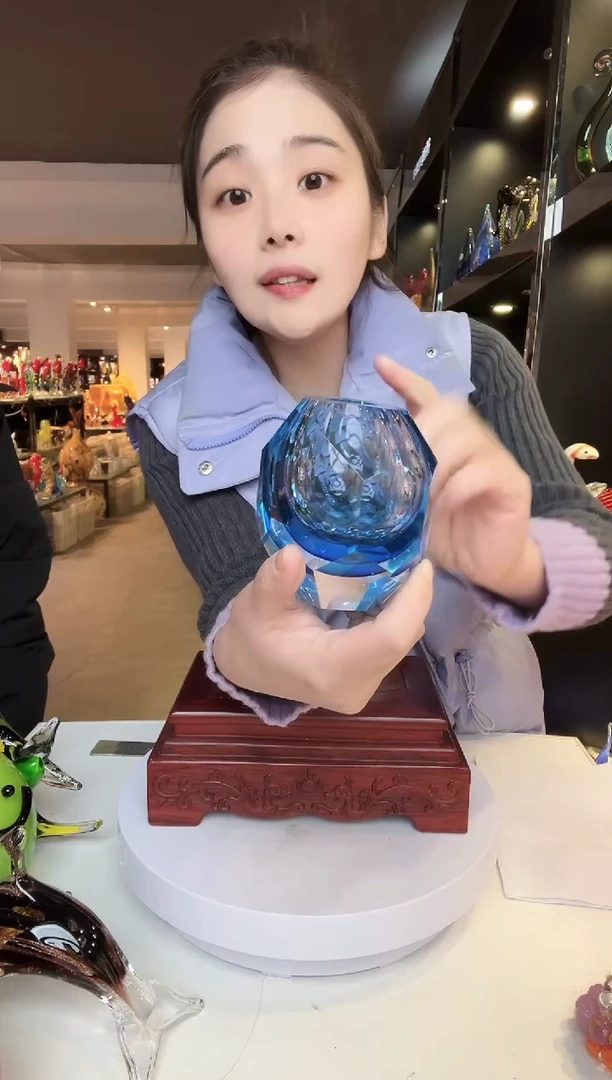 【闪购商品】茶盏琉璃摆件家居摆件