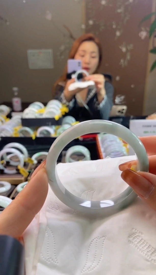 未镶嵌手镯翡翠55.8圈口t