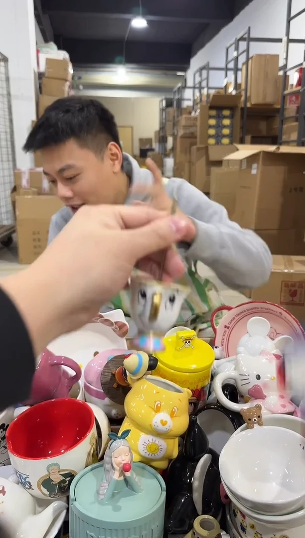 瓷片阿奇杯名片夹