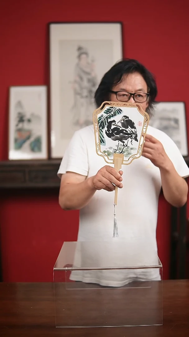 国画手写手绘-扇子
