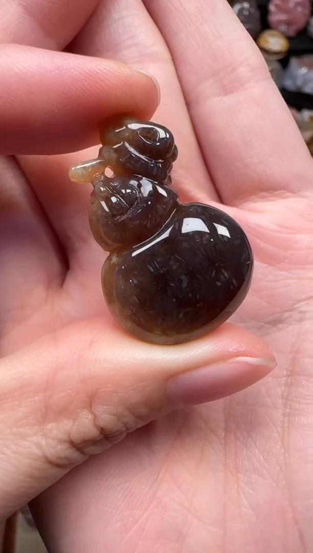 颈饰未镶嵌硅化珊瑚（珊瑚玉）373