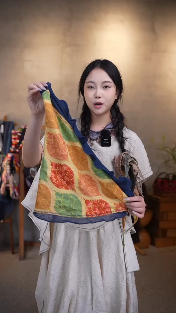 棉上新满工满绣精灵帽子