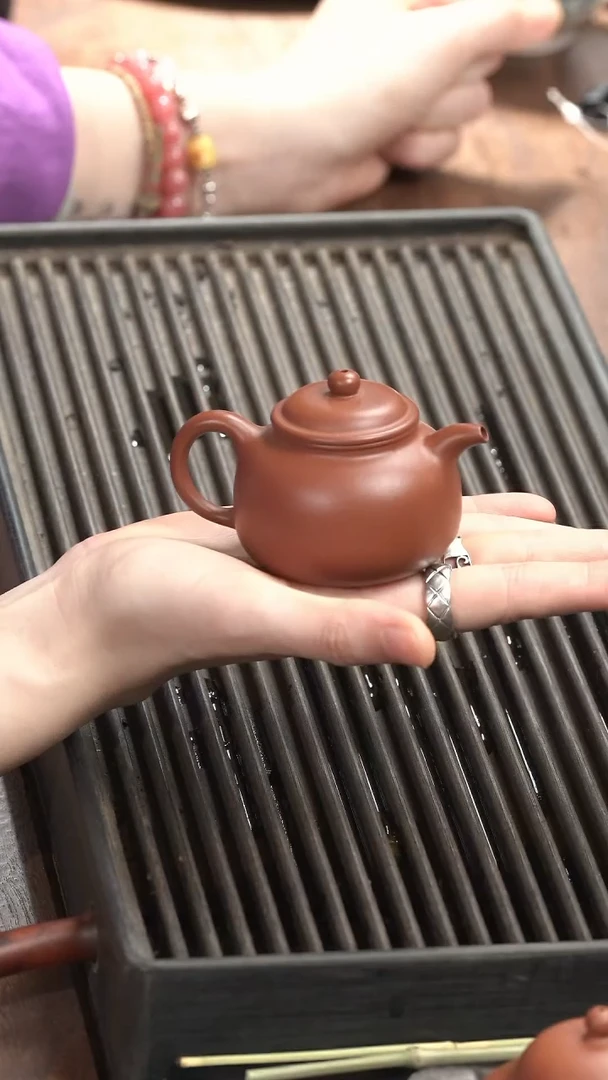 茶壶紫砂五堂玉麟莲子-山中人兮
