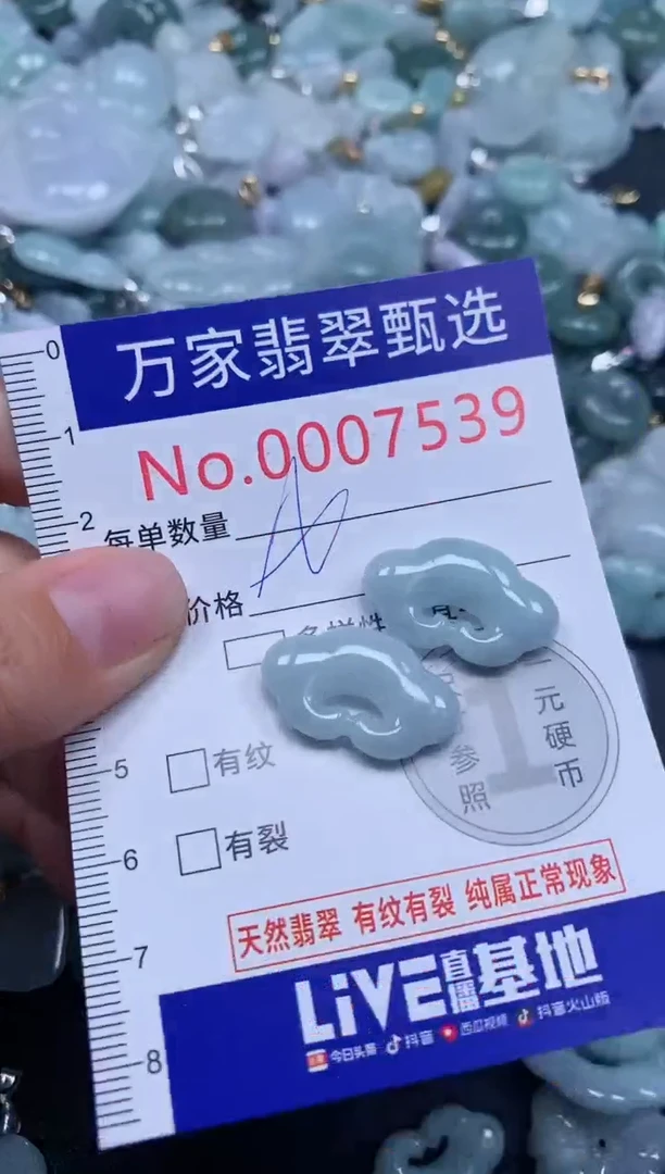 吊坠(不含链)未镶嵌翡翠7539