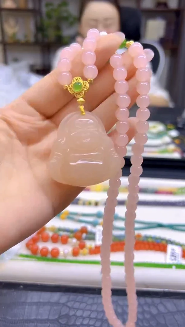 毛衣链未镶嵌和田玉M285