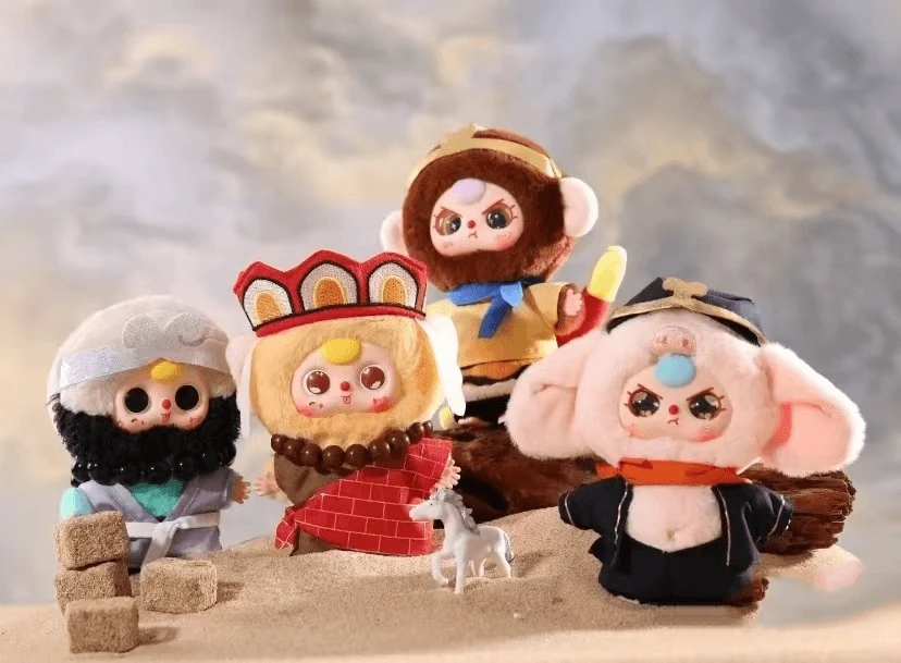 【玩法猪儿虫】正版娃三岁大闹天宫毛绒盲盒礼物