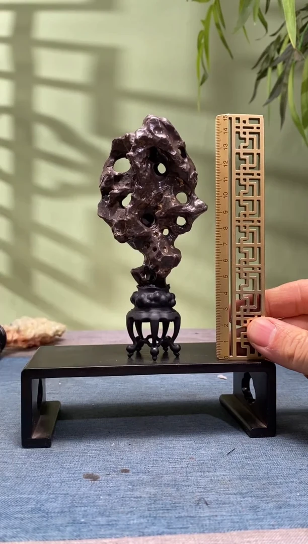 石材树脂底座 石头是青州玲珑石