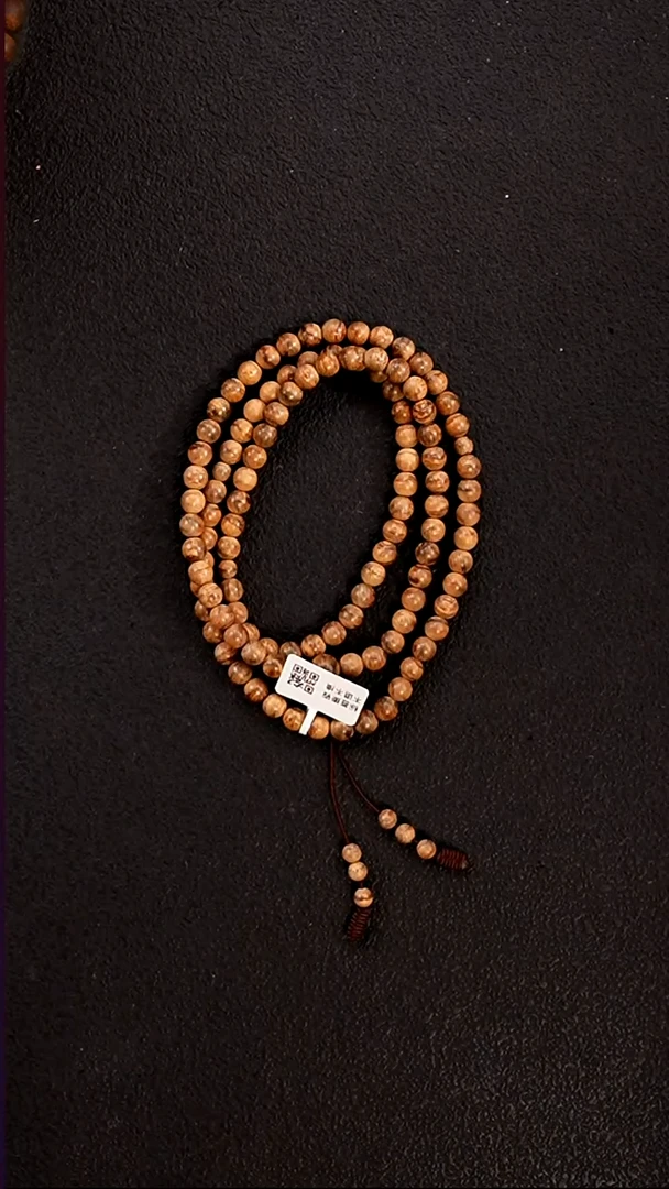 沉香手串天然沉香老惠安7mm圆珠多圈