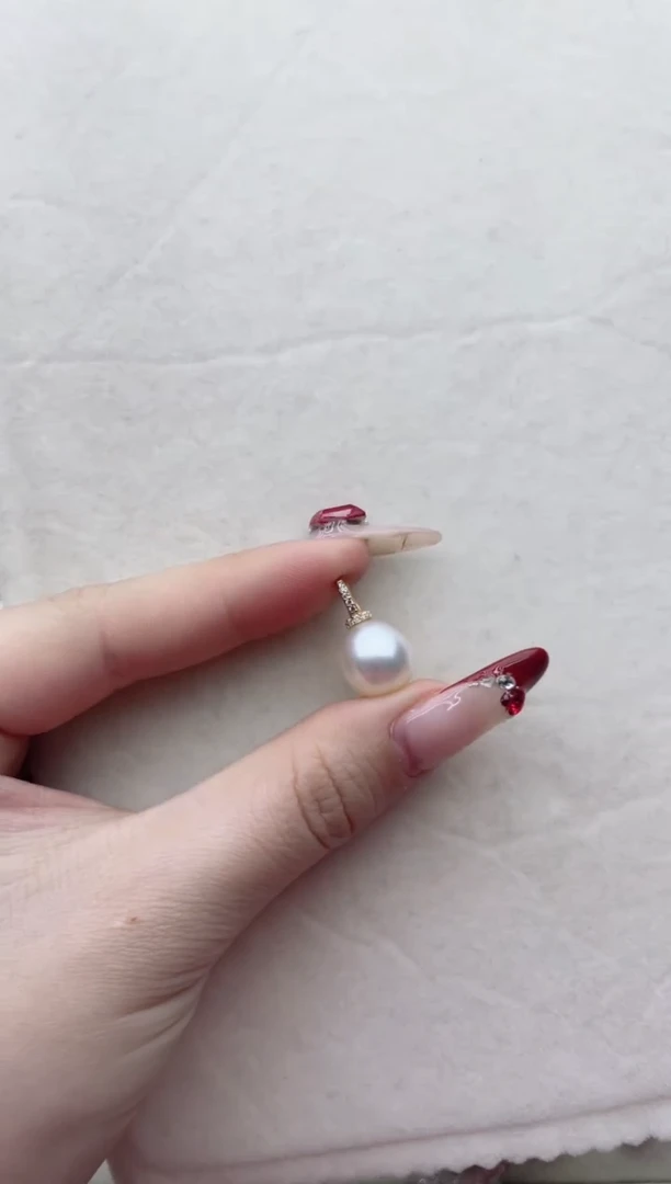 【闪购商品】海水珍珠吊坠银S925镶嵌A22