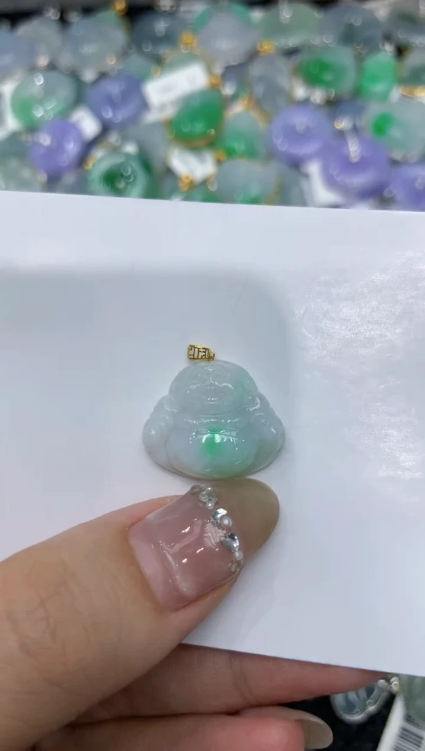 【闪购商品】翡翠颈饰18K金镶嵌222222222