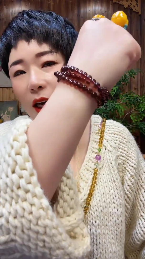 【闪购商品】石榴石手链未镶嵌00000000508