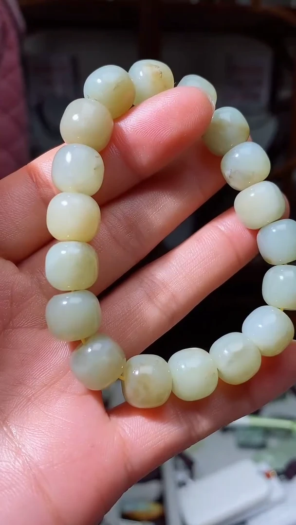 【闪购商品】和田玉手串未镶嵌卡12