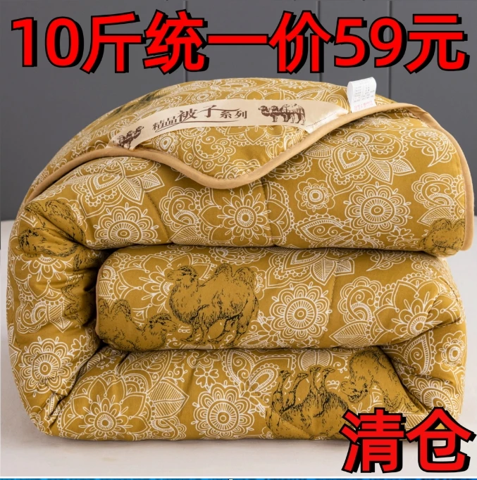 【24小时发货】驼纤绒被子冬被加厚保暖双人棉被春秋冬