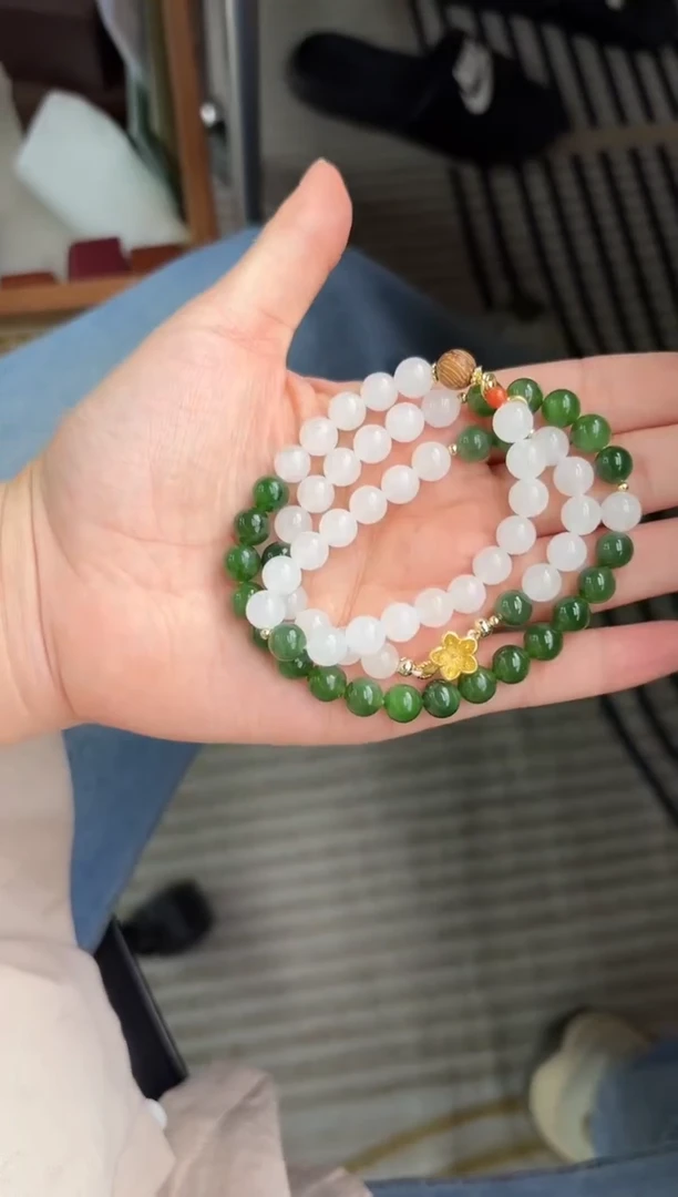 和田玉未镶嵌颈饰C-8颈饰套装