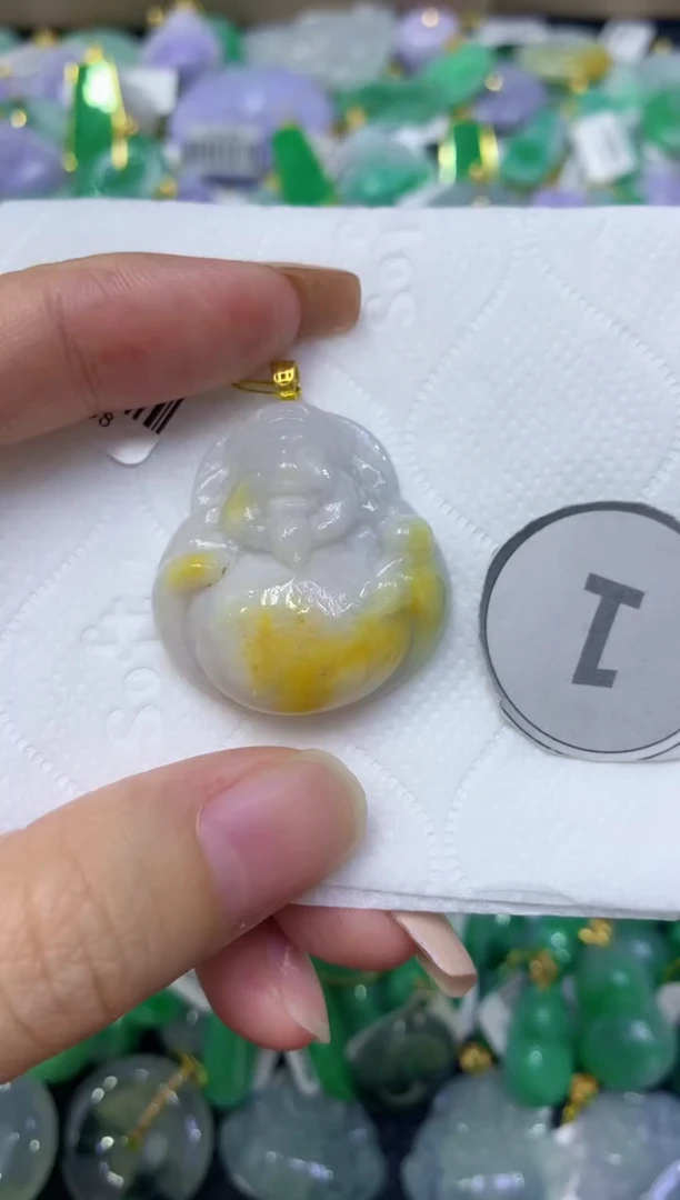 颈饰未镶嵌翡翠天然缅甸翡翠A货