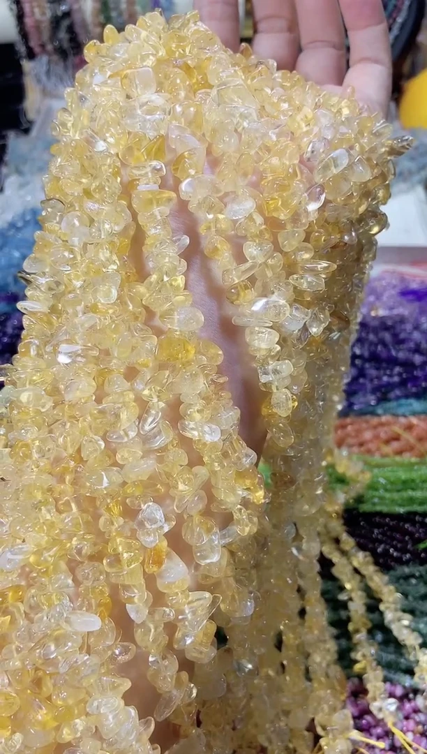 未镶嵌珠宝半成品水晶黄水晶