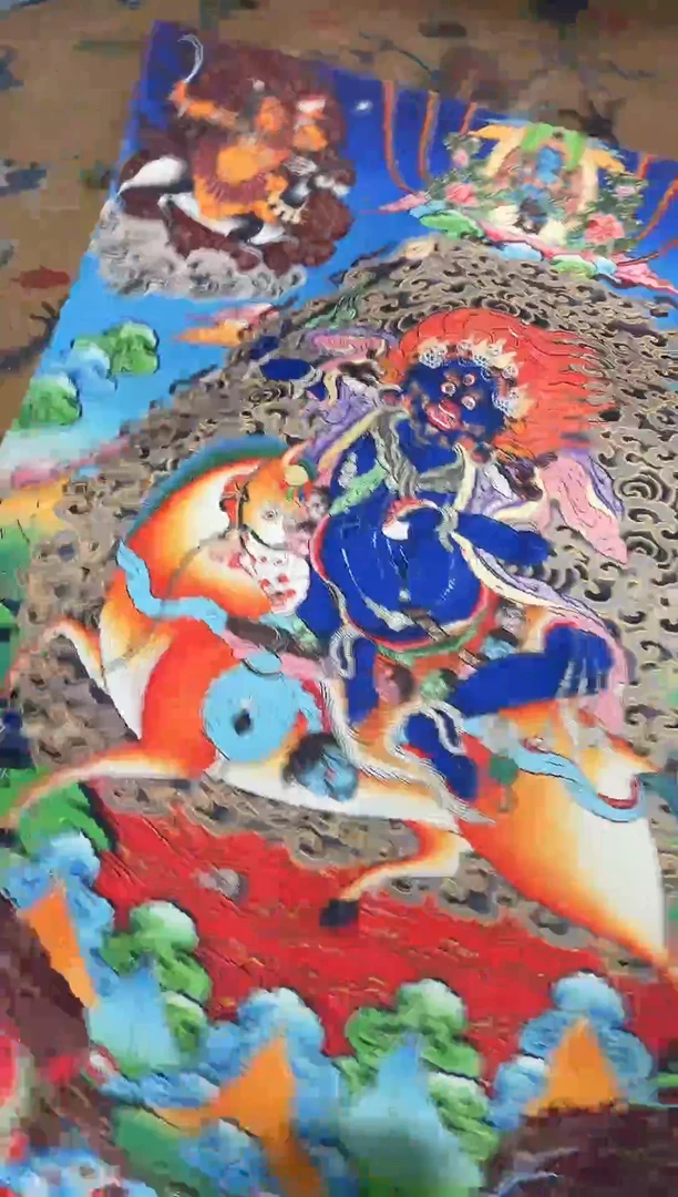 卷轴画天天的唐卡tk160