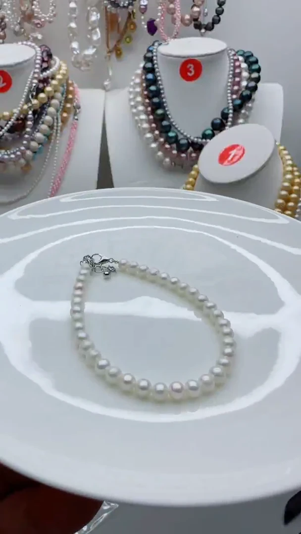 淡水珍珠未镶嵌颈饰1