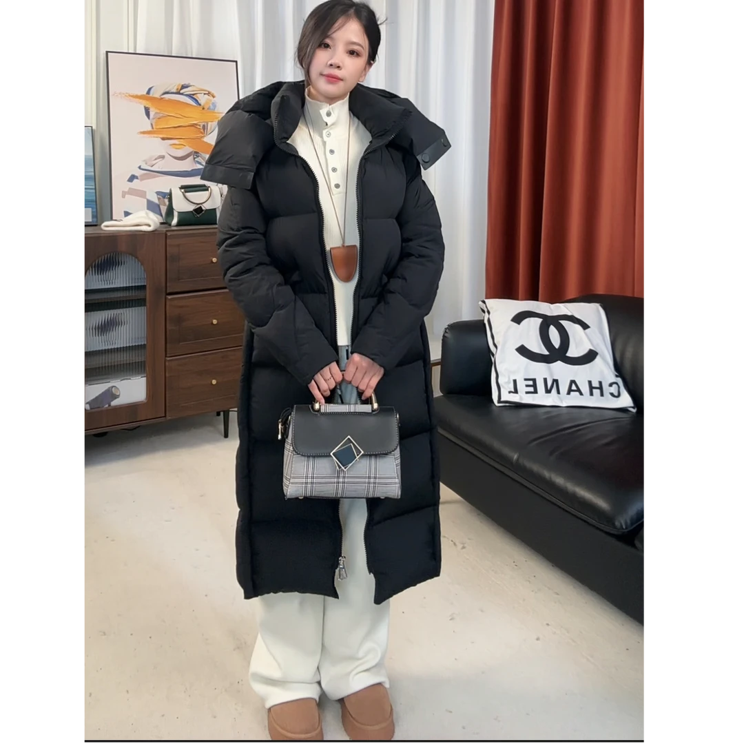 【真真老板娘工厂】只卖真90鸭绒!云朵泡芙极寒科鲁达朵绒加厚长款!