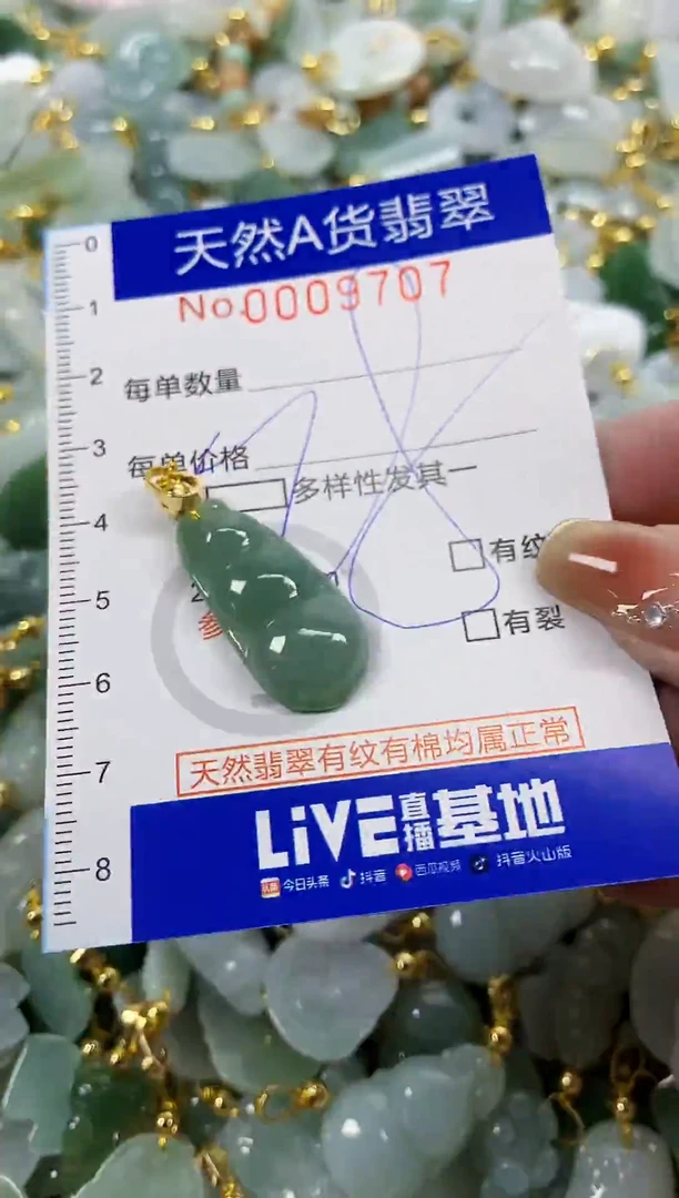 颈饰未镶嵌翡翠天然A货翡翠