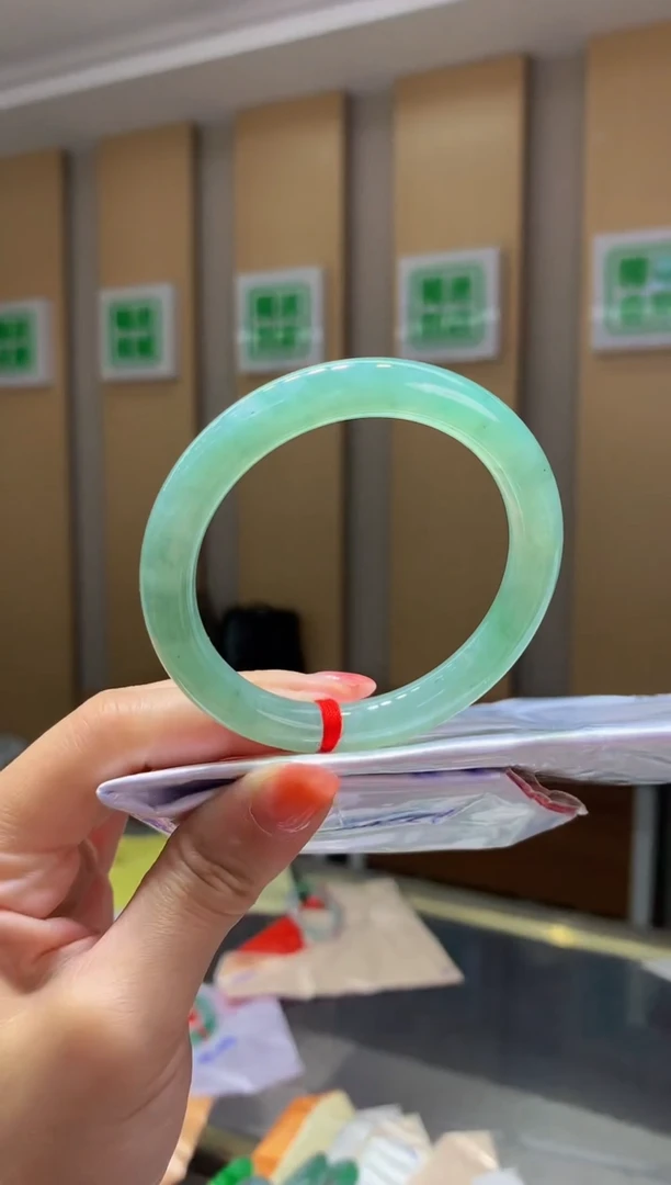 未镶嵌手镯翡翠-Q22 圈口55.2