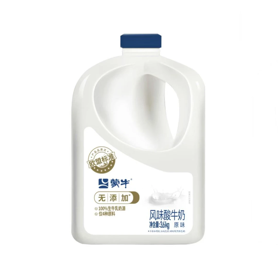 蒙牛 原味风味酸牛奶3.6kg