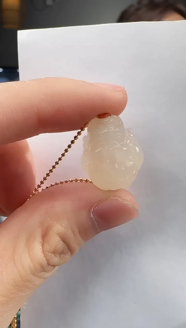 和田玉未镶嵌吊坠(不含链)1