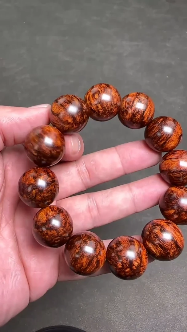 【闪购商品】黄花梨/降香黄檀手串/手链2.0芝麻花