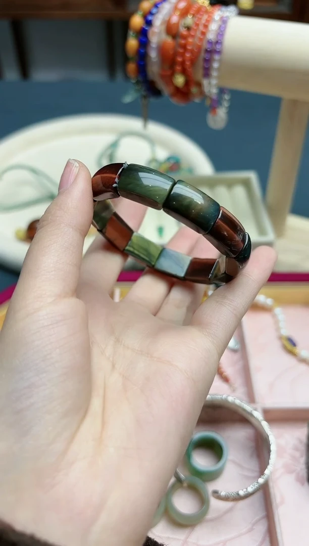 【闪购商品】木变石（虎睛石）手串未镶嵌虎眼石手串*1 ZD