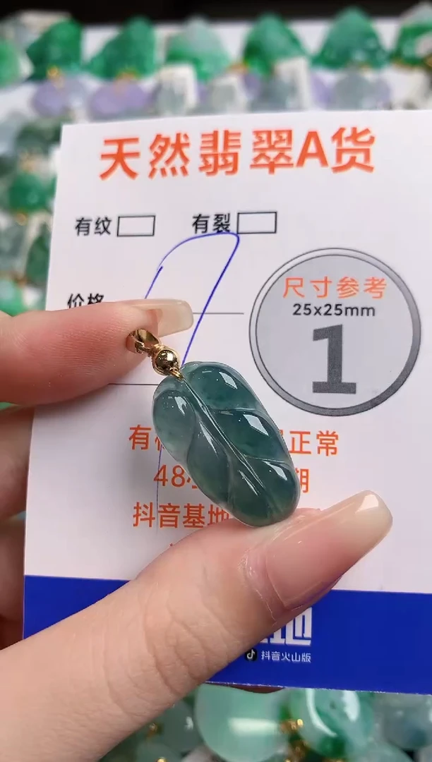 翡翠未镶嵌颈饰23001411