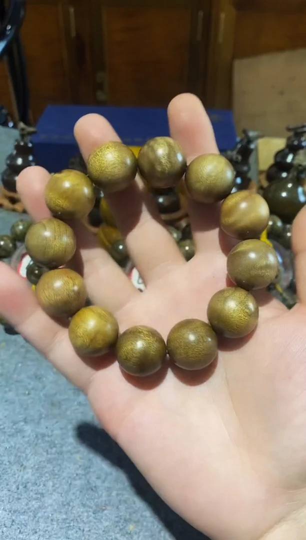 楠木（金丝楠）手串/手链【楠帝】小叶桢楠枯木乌金2.0