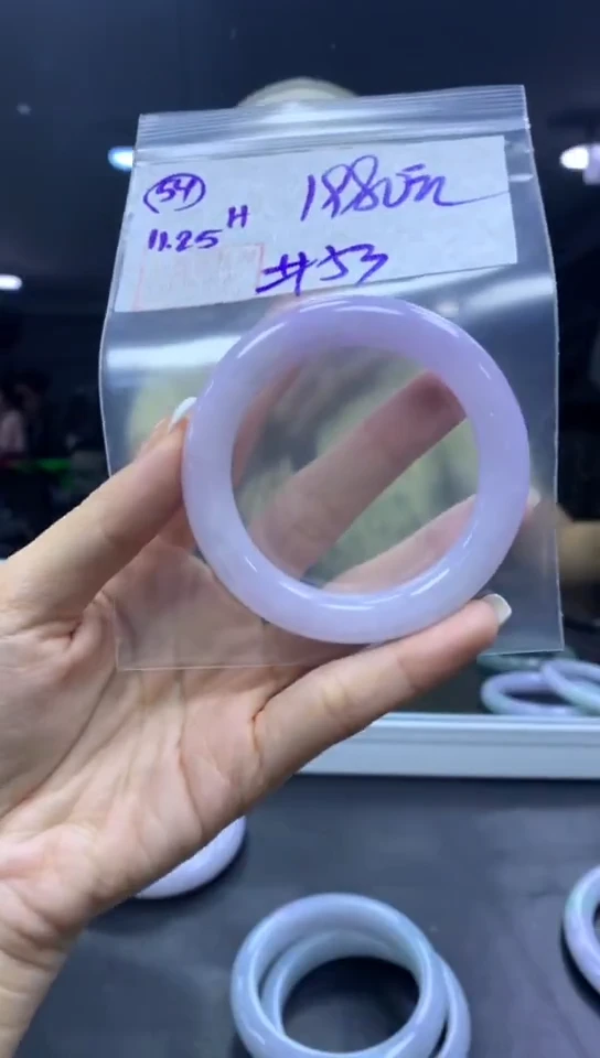 未镶嵌定制翡翠54手镯53+1980元+拍一发一