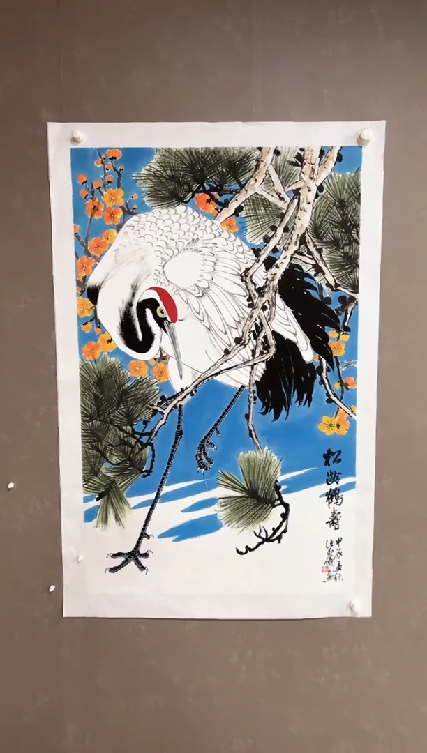 绘画18林紫仪110*70花鸟作品