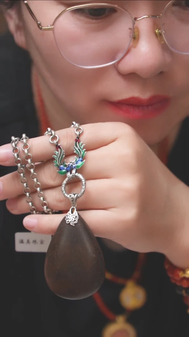 无925银富森吊坠