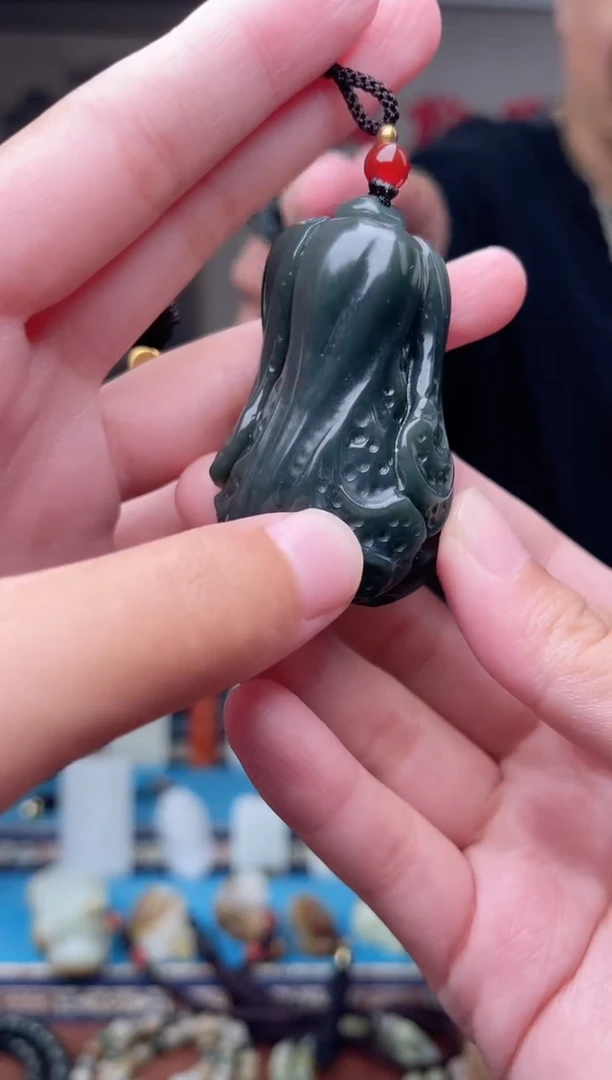 和田玉未镶嵌挂件11