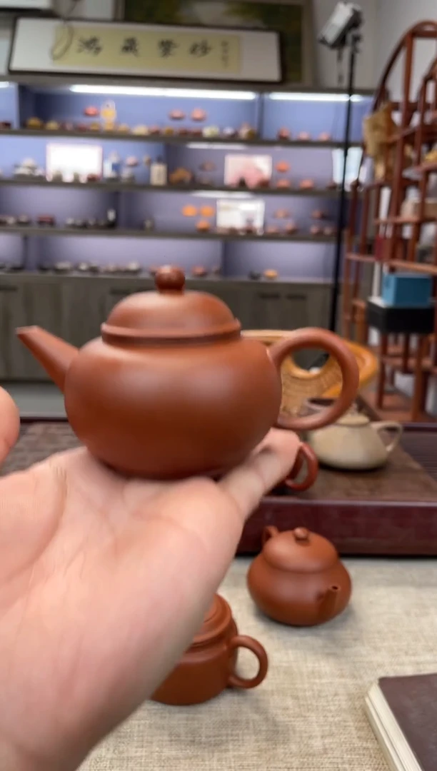 【闪购商品】紫砂茶壶朱泥小水平 季茗堂