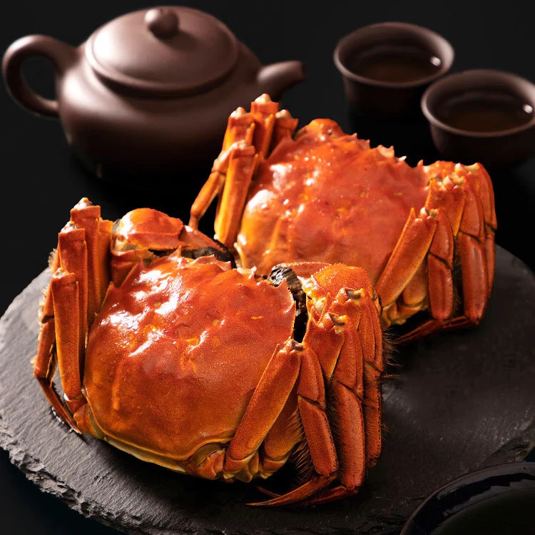 【活蟹】苏州精品大闸蟹公蟹3.7-4两母2.7-3两8只送2只到手10只次日达活蟹