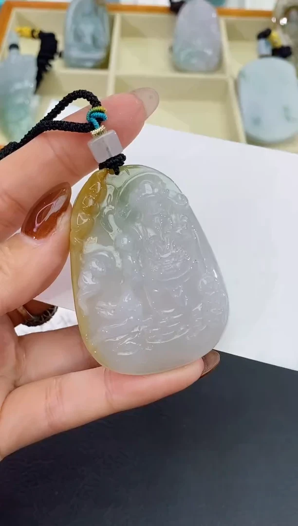 颈饰未镶嵌翡翠缅甸天然翡翠