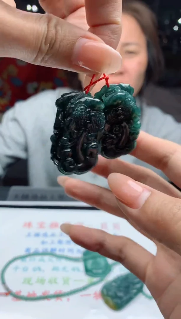 未镶嵌定制翡翠天然A货翡翠多样性发其一对