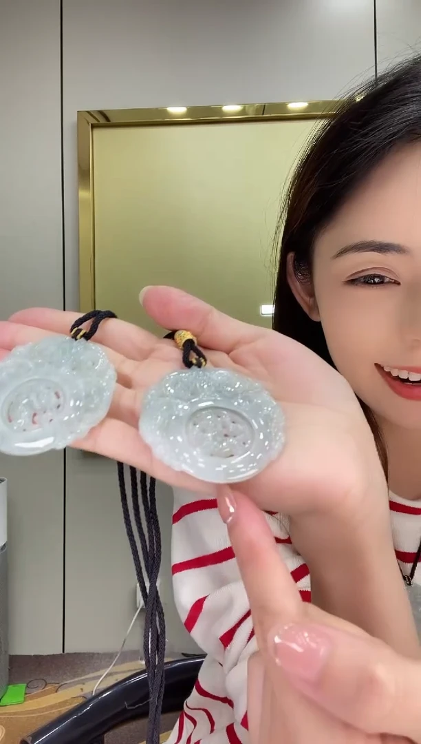 【闪购商品】翡翠未镶嵌挂件280462/三羊开泰  多样性一件发