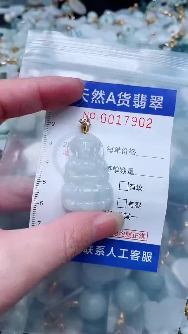 翡翠未镶嵌吊坠(不含链)1