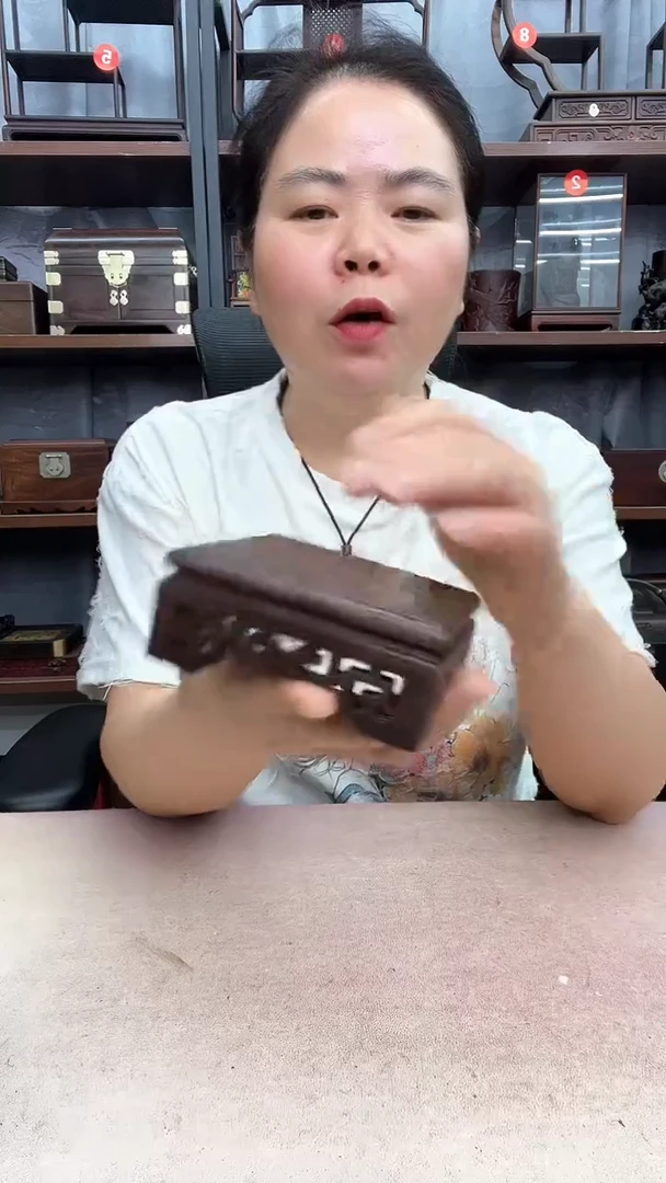 鸡翅木类端景台小李子红木工艺品2936